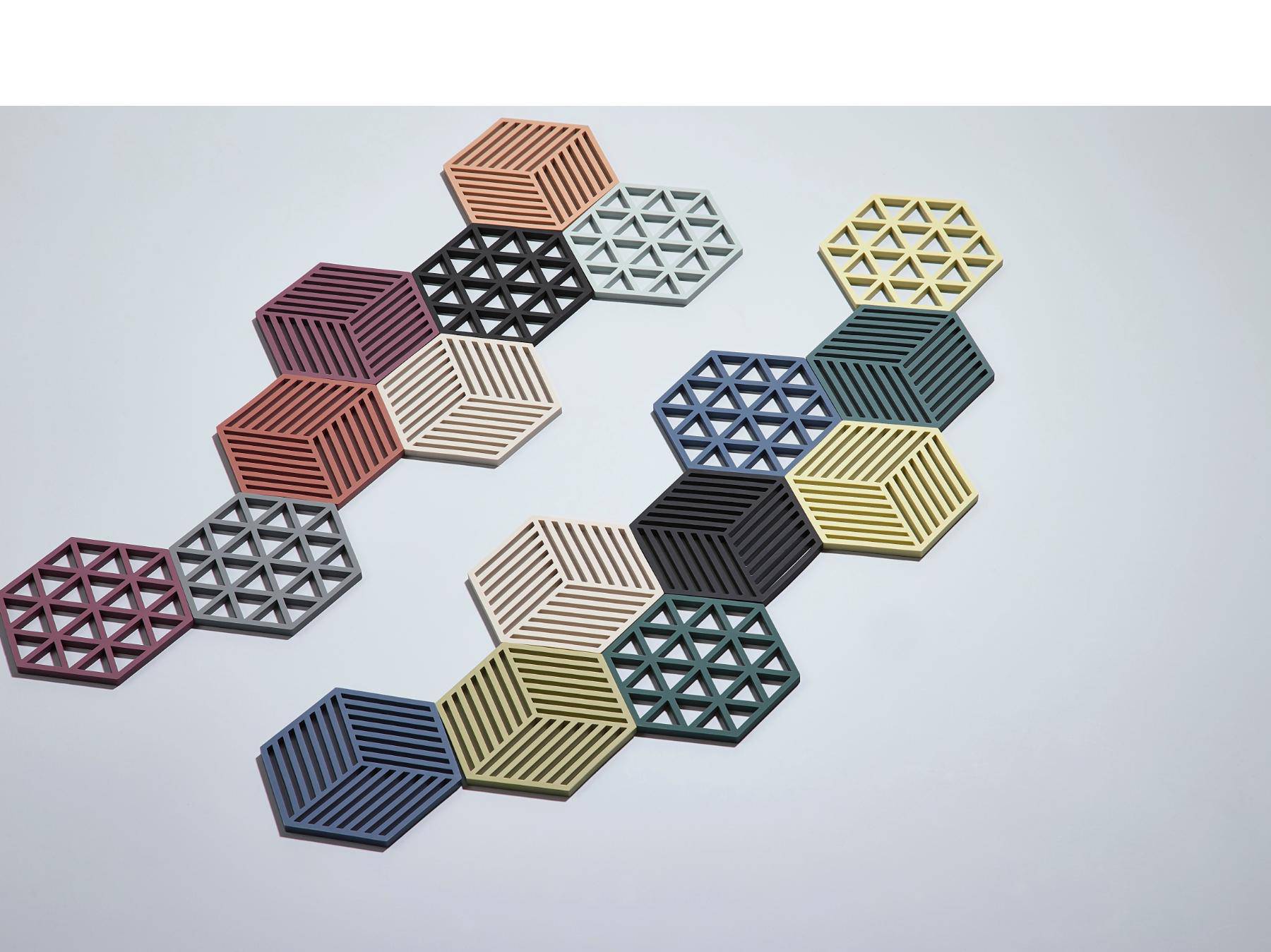 Zone Denmark - Triangles Onderzetter Siliconen - Per stuk
