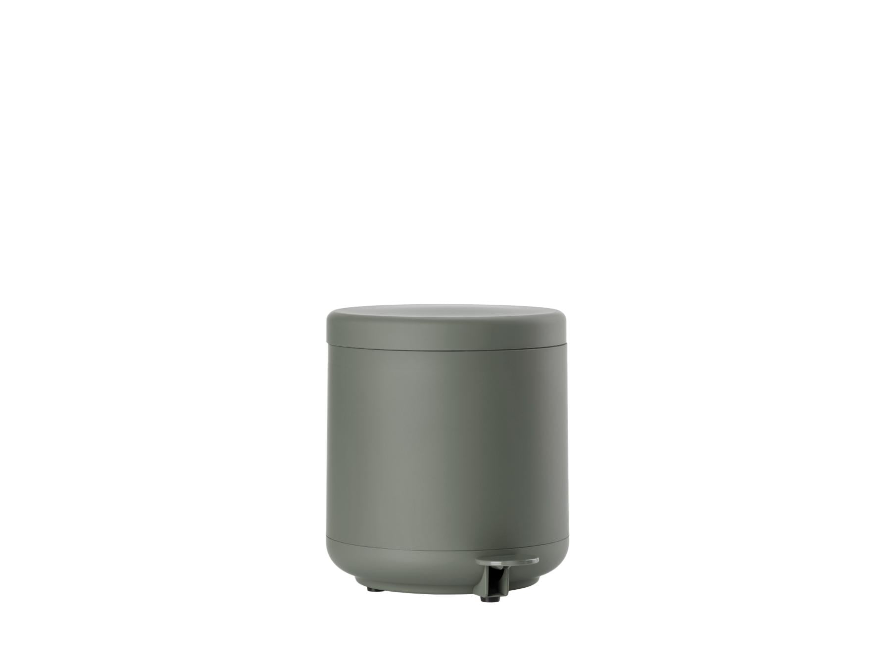 Zone Denmark UME Prullenbak 3L - Toiletborstel - Olijfgroen - Zone Denmark - Accessoire Loods